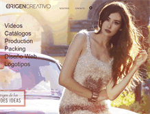 Tablet Screenshot of origencreativo.com